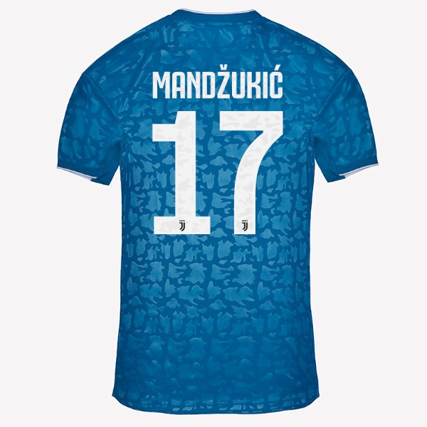 Camiseta Juventus NO.17 Mandzukic 3ª Kit 2019 2020 Azul